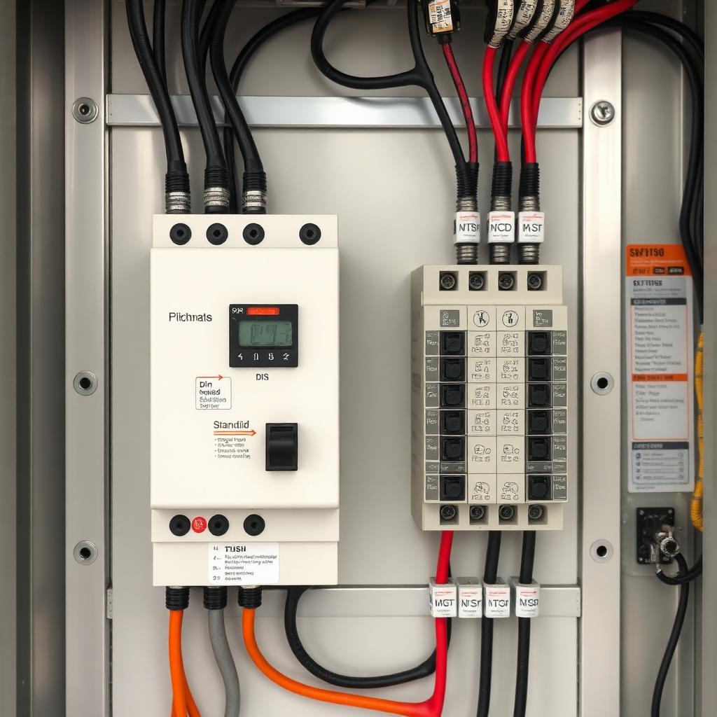 Quadro com DR, DPS e identificação de circuitos